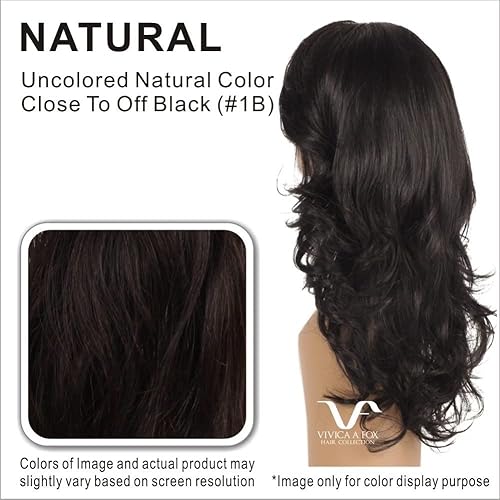 Vivica A. Fox BELEN Remi Natural Hair, Frontal (13x4.5) Lace Wig, Color Natural