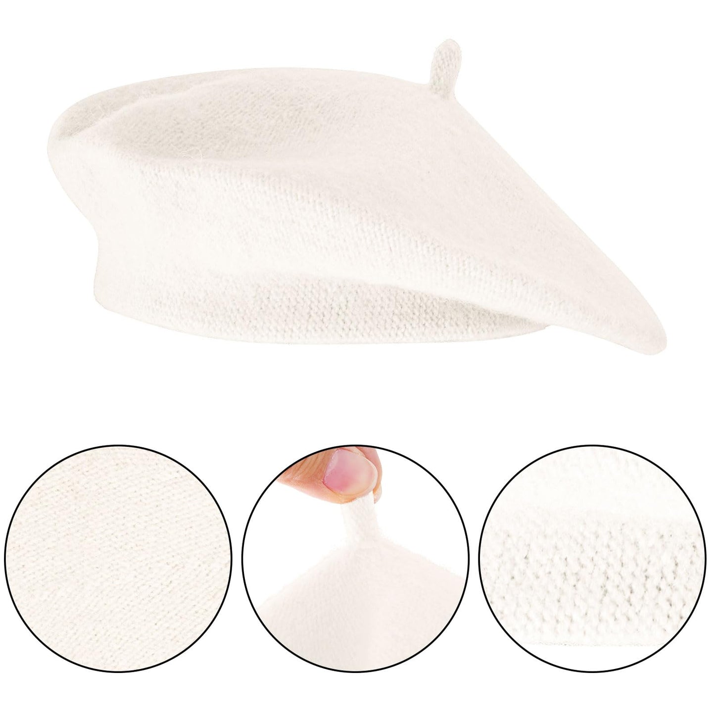 choyaxo French Beret Hats Solid Classic Beret Hats for Girls