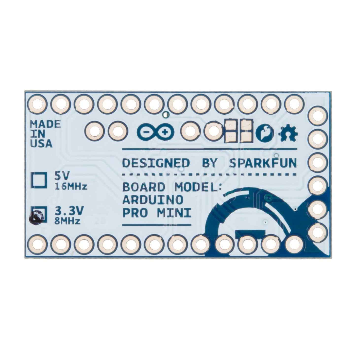 Sparkfun Pro Mini Atmega328-3.3V/8Mhz Development Board Compatible With Arduino Boards And Ide