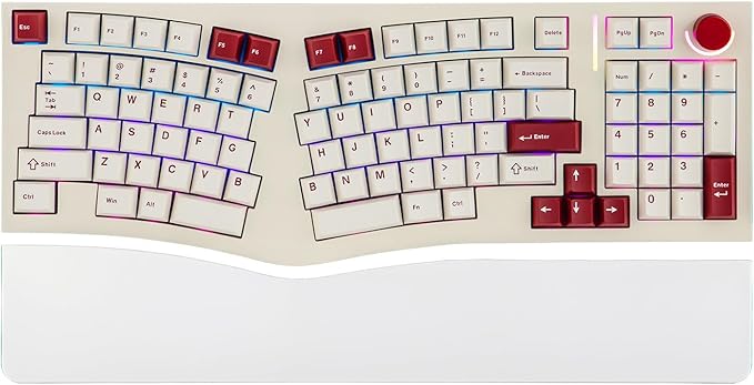 MechLands Feker Alice98 Ergonomic 98 Keys Custom Mechanical Keyboard, VIA Programmable, USB-C Wired Gaming Keyboard, Hot S...