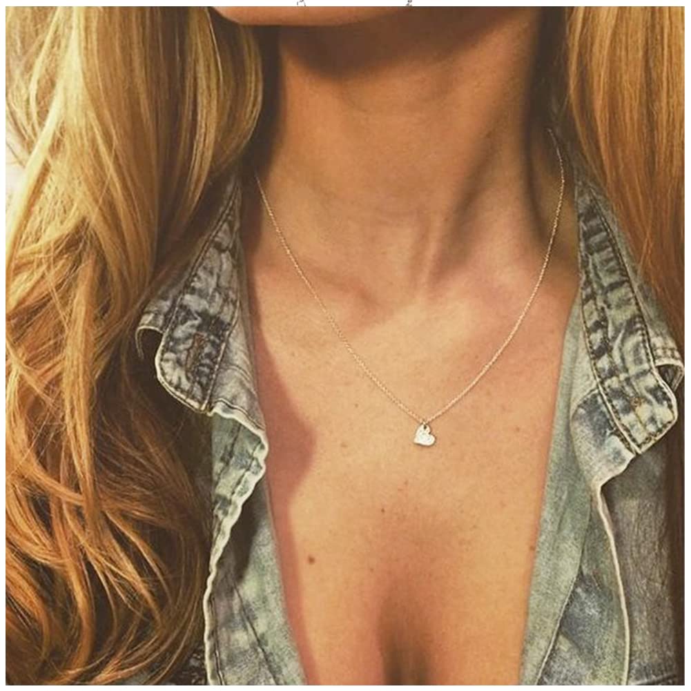 LANG XUAN Friendship Lotus Necklace Good Luck Butterfly Pendant Chain Necklace with Message Card Gift Card for Women