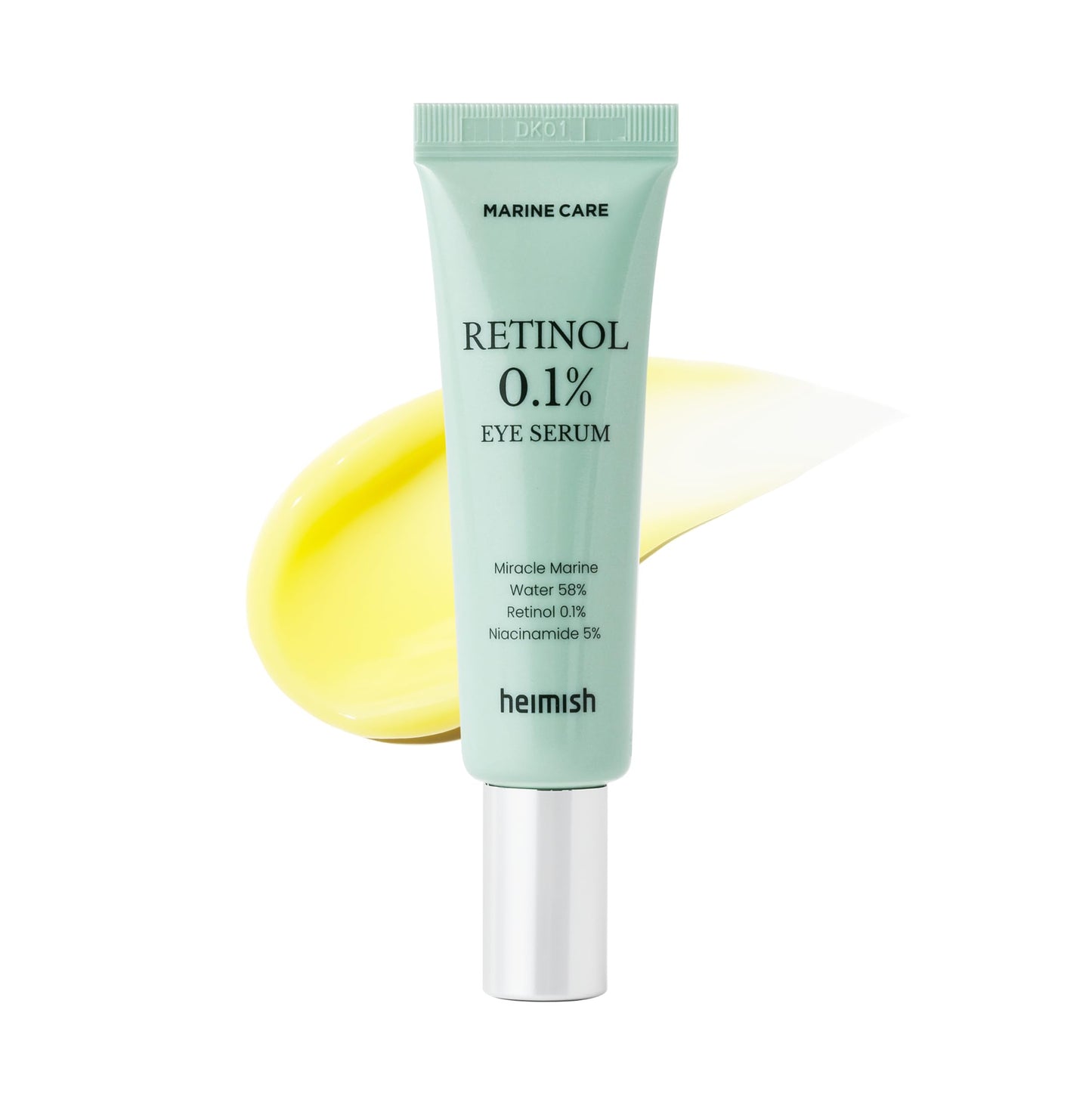 HEIMISH Marine Care Retinol 0.1% Eye Serum - Anti Aging Serum, Eye Serum for Firming, Anti Wrinkle, Skin Elasticity, Hydrating w