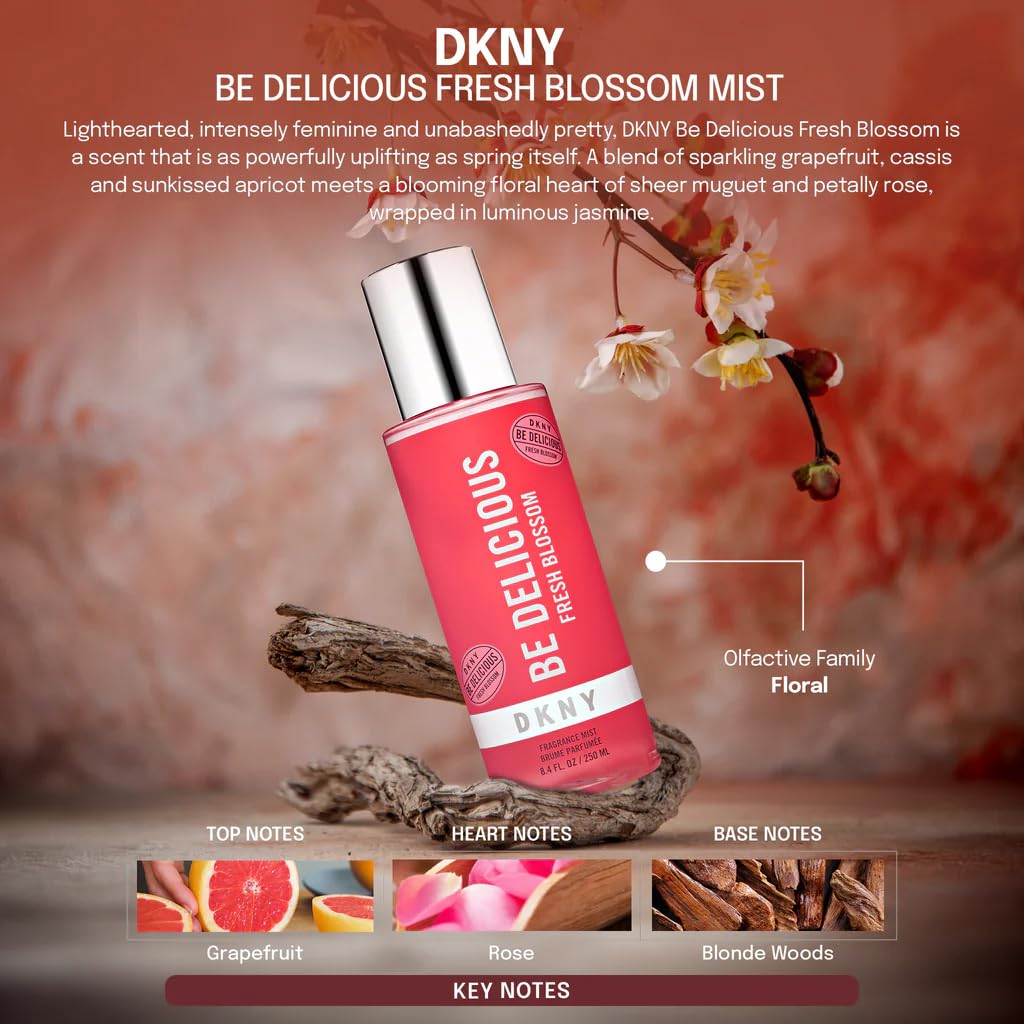 DKNY Be Delicious Fresh Blossom Fragrance Mist For Women, 8.4 Fl. Oz.