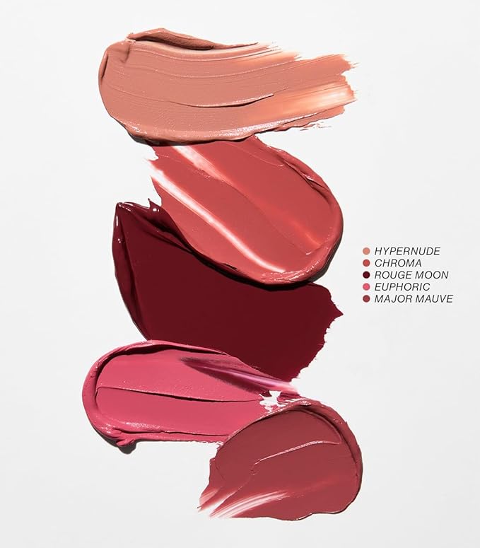 MAKE Beauty Cream Stroke Cream Blush Stick for Cheeks - Vibrant, Natural Soft Matte Finish - Shade Major Mauve, Earthy Mauve Blush Makeup