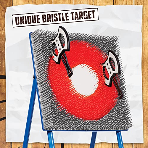 Eastpoint Axe Throw & Lawn Dart Target Sets - Bristle Axe Throwing Target & 2-in-1 Combo Backyard Game for Indoors and Out...