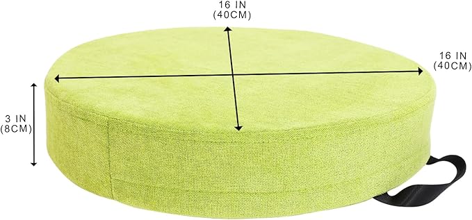 M Mute Touch 6 Pcs Flexible Floor Cushion for Classroom, Floor Cushions Easy to Clean and Carry,16''x16''x2'' Soft Cushion for Learning Sitting Daycare School Chair Yoga and Meditation (Chenille)