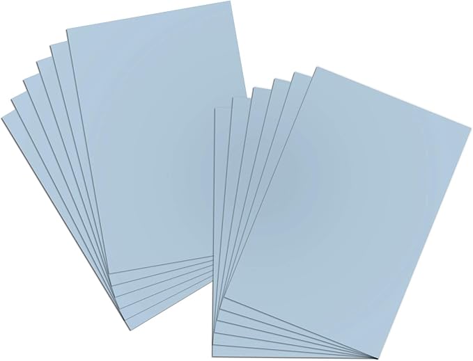 BAZIC Products Poster Board Azure Light Blue 22" X 28", Colored Poster Board Paper, Bulk Boards for School Craft Project P...