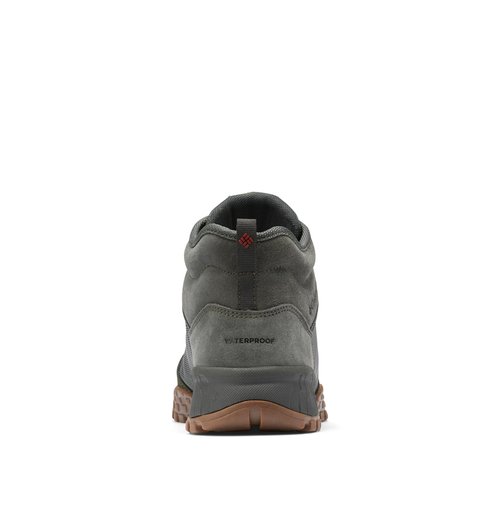 Columbia Mens Fairbanks Mid, Gravel/Dark Moss, 7.5