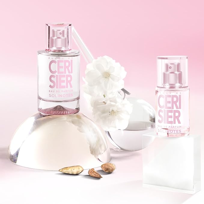 SOLINOTES Cherry Blossom Perfume for Women - Eau De Parfum | Delicate Floral and Soothing Scent - Made in France - Vegan - 1.7 fl.oz