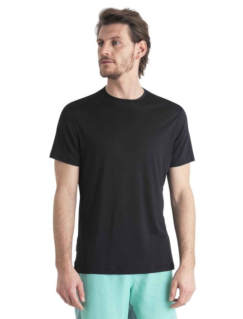 Icebreaker Men’s 125 Cool-Lite Merino Blend Sphere III Short Sleeve T-Shirt - Black - Large