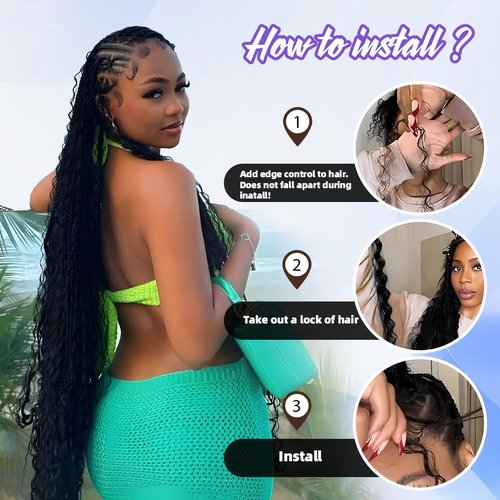 Deep Wave Human Braiding Hair for Boho Braids – 16 Inch 120g 3 Bundles/Pack 99J Burgundy, 100% Unprocessed 12A Brazilian Virgin Hair Bulk, No Weft, Wet & Wavy Curly Knotless Extensions