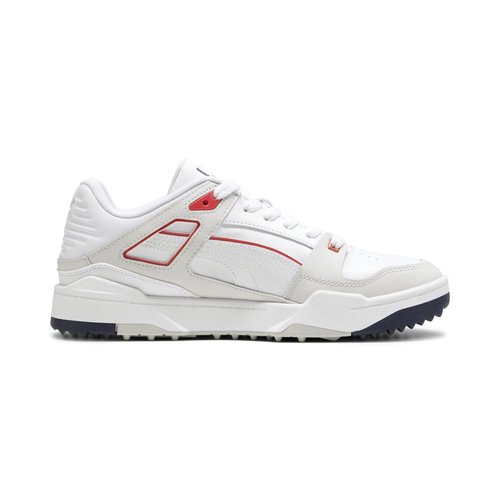 pumagolf Slipstream G Golf Shoe, Puma White-DEEP Navy, 15