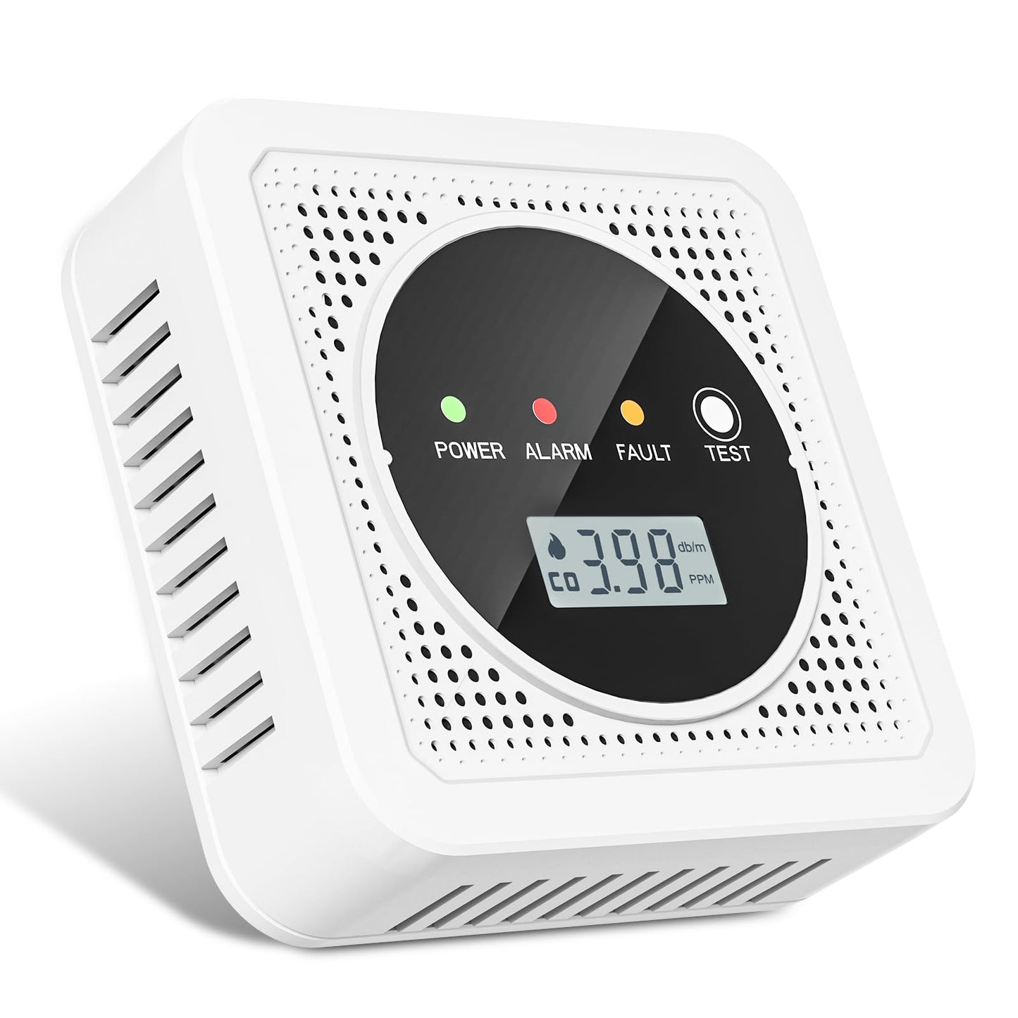 2 in 1, Carbon Monoxide Detectors,Smoke Detector,Smoke Combination CO Alarm,85db Alarm,LCD Large Screen,with 3*AA Batteries,Test Button,Low Battery Warning,Easy Install