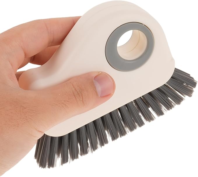 Generic 2PCS Crevice Cleaning Brush: Groove Cleaning Tool - Grout Cleaner Tool Grip Brush Hard Bristle for Sliding Door Track Window Sill Window Seal