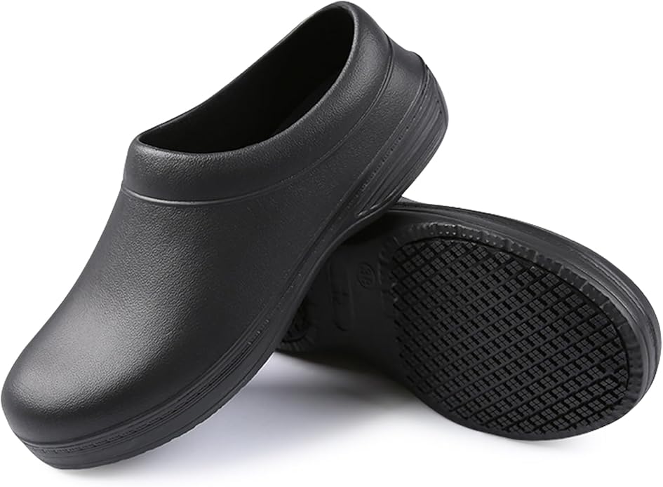 Keroius Unisex Non Slip Food Service Shoes, Waterproof Oil Resistant Kitchen Work Clogs, Comfortable Nursing Nurse Shoes, ...