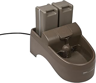 PetSafe Drinkwell Outdoor Dog Fountain - Encourages Drinking - Replaceable Carbon Filter - UV Resistant Plastic - BPA-Free...