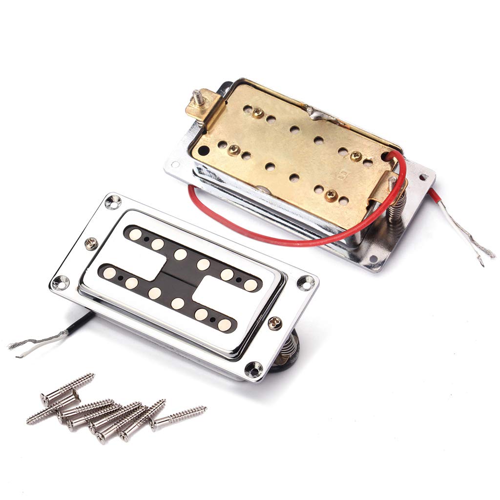 Ogdni Humbucker Guitar Pickup Double Coil Pickup Set H Style Neck And Bridge Pickups Compatible With Les Paul Lp Style Electric