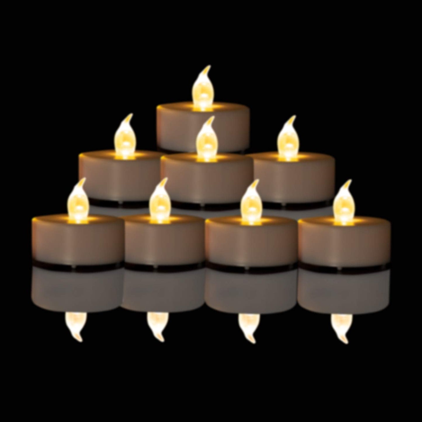 Nancia Tea Lights, 150PACK Flameless LED Tea Lights Candles, Flickering Warm White, 200 Hours Battery-Powered Tea Light, Ideal Party, Wedding, Birthday, Gifts Home Decoration