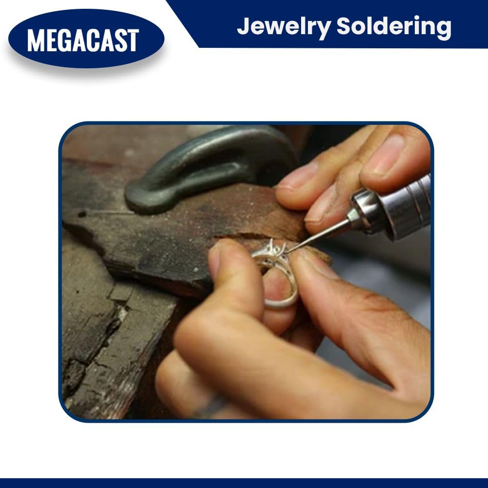 Aquiflux Self Pickling Flux for Precious Metals Gold Silver Jewelry and Hard Soldering 8 Oz Megacast (275 ml)