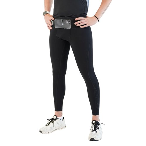 FlipBelt Mens Compression Pants Black x-Large