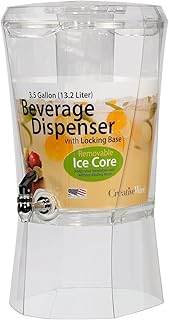 CreativeWare Crystal 3.5 Gallon Beverage Dispenser