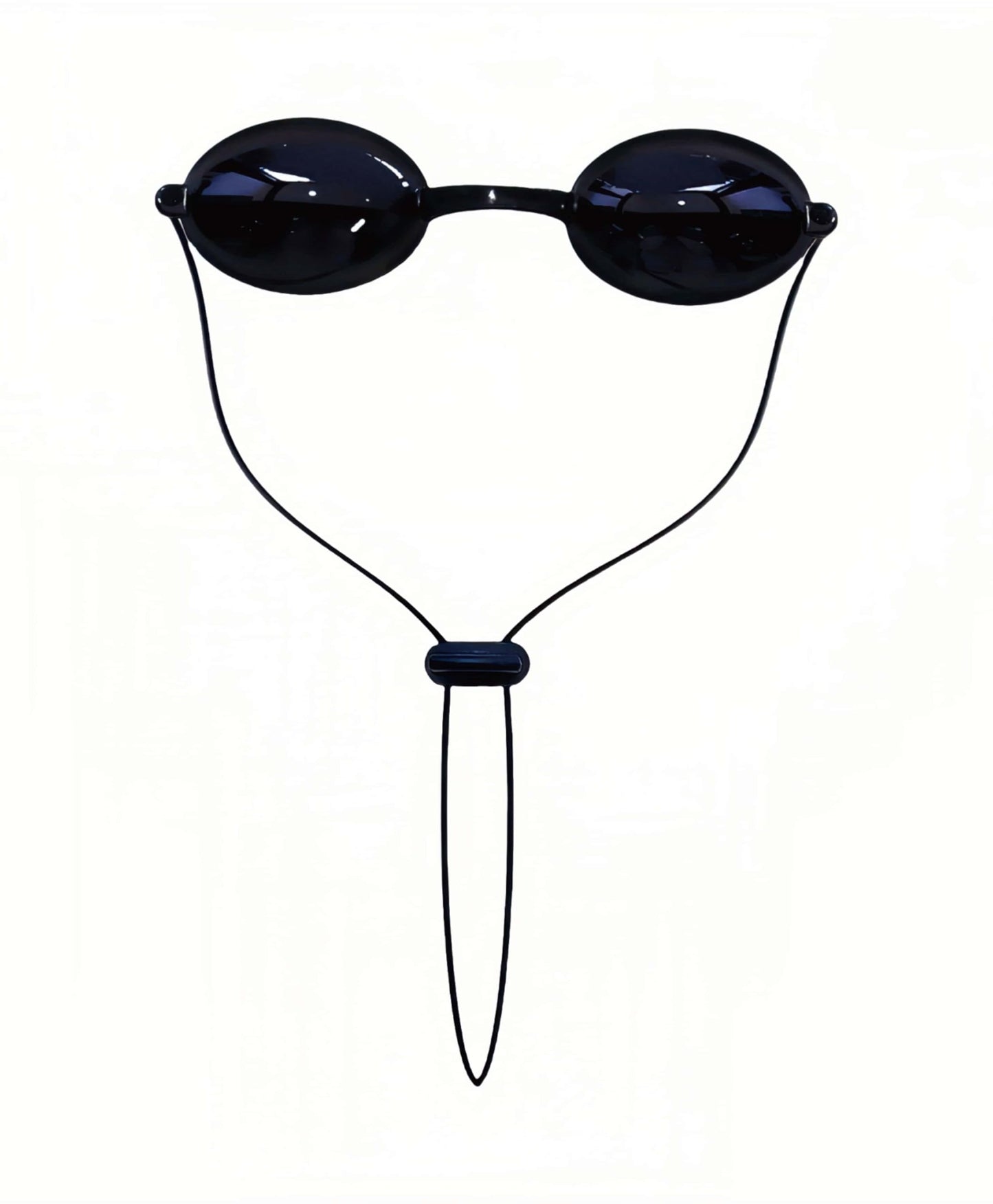 Protective Goggles Half-clear, See-through Glasses,Transparent Eye Protection, 1 Pack, Storage Box Included