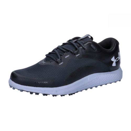 Under Armour Men's Charged Draw 2 Spikeless Cleat, (002) Black/Black/Mod Gray, 9.5, US