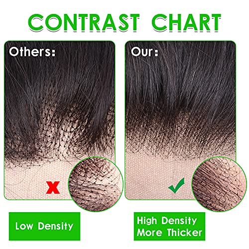 Kapelli Hair Ombre Human Hair Bundles With Closure (12 14 16+12) 100% Brazilian Virgin Human Hair Body Wave Bundles with Closure 2 Tone Black to Burgundy Human Hair Weave