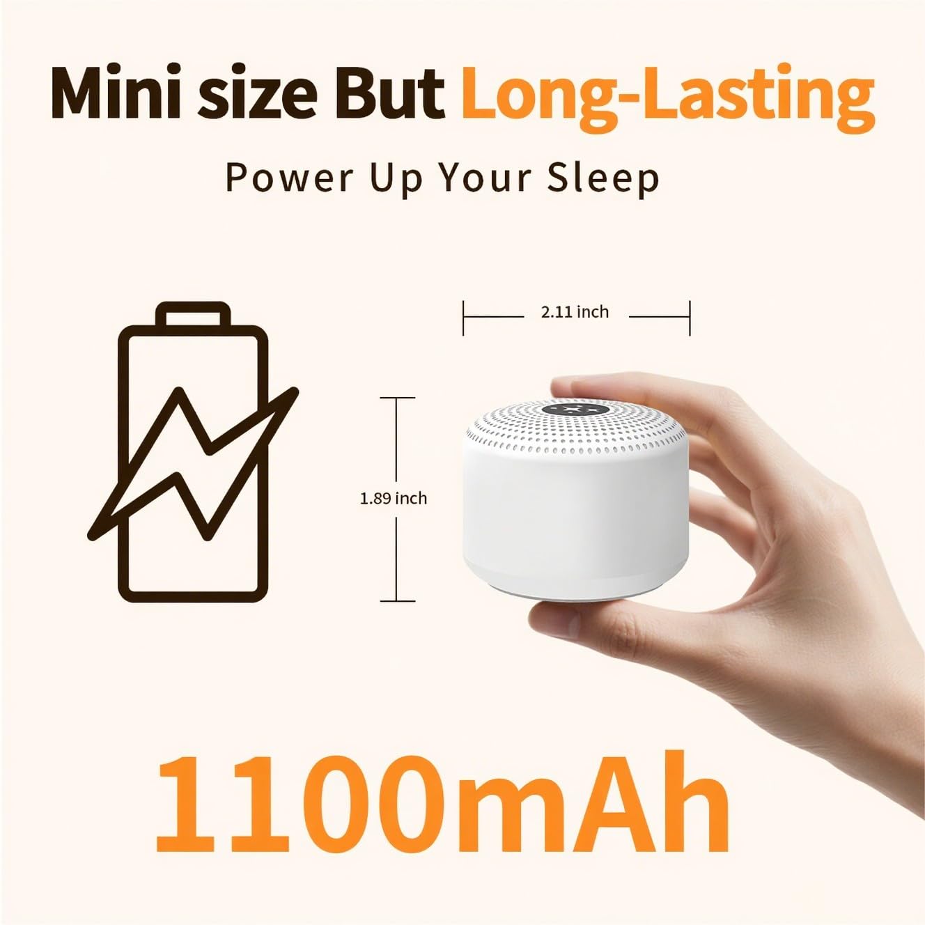 Soothing Sounds White Noise Machine Portable Sleep Machines with 30 Relaxing Sounds 12 Color Options 5 Adjustable Brightness 32 Volume Levels 4 Timer for Baby and Adult Perfect for Home Travel Office
