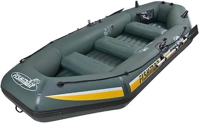 DJCDDM Inflatable Kayak Fishing Boat,Inflatable Boat Raft Inflatable Kayak, Rubber Boat Travel Kayak Water Sports