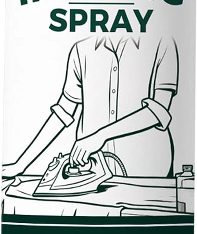 Fabric Softening Spray, Portable Ironing Aid, 1.57x5.51 Inch Clothes Starch with Professional Formula, 100ml Garment Spray, Laundry Supplies with Easy Application, for Cotton