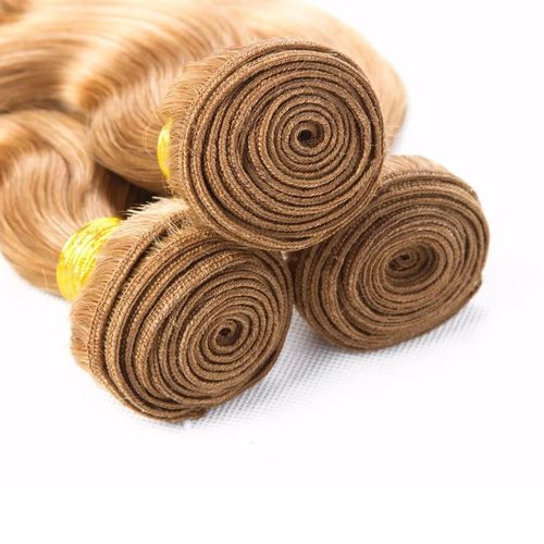 Ailabi Brazilian Honey Blonde Human Hair Bundles 14 16 18 Inch Body Wave Bundles Human Hair 11A Unprocessed Virgin Quick Weave Hair for Black Women