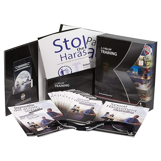 Sexual Harassment Prevention Training Kit, English & Spanish, Helps Employees Address and Respond to Unwanted Sexual Haras...