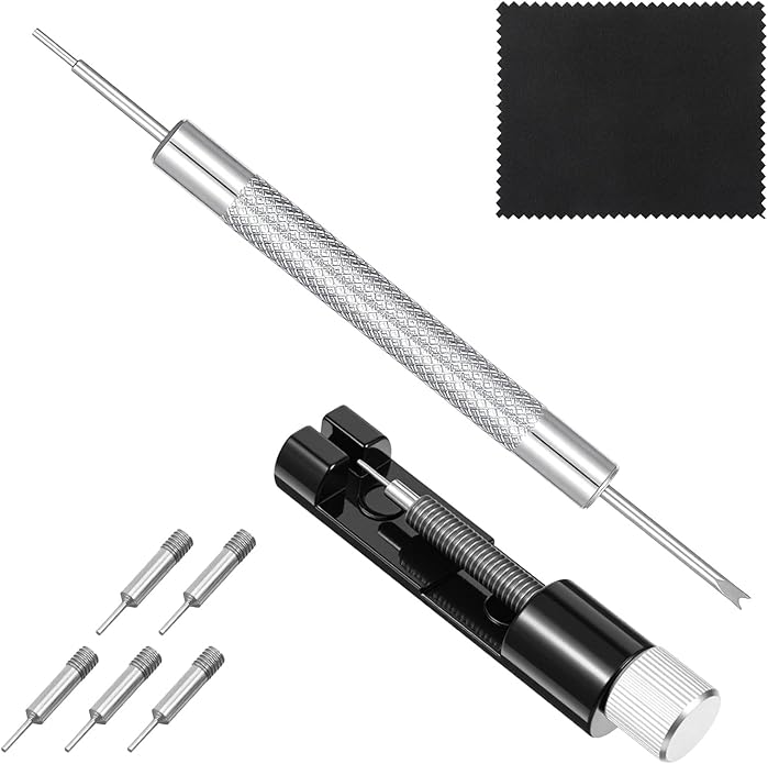 Watch Link Removal Kit, Pin Remover for Sizing Strap, Watch Band Tool for Watches Repair, Bracelet Adjustment, Replacement...