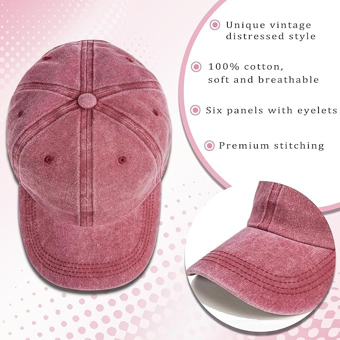 50th Birthday Gifts for Men Women Hats Vintage 1974 Limited Adition Red
