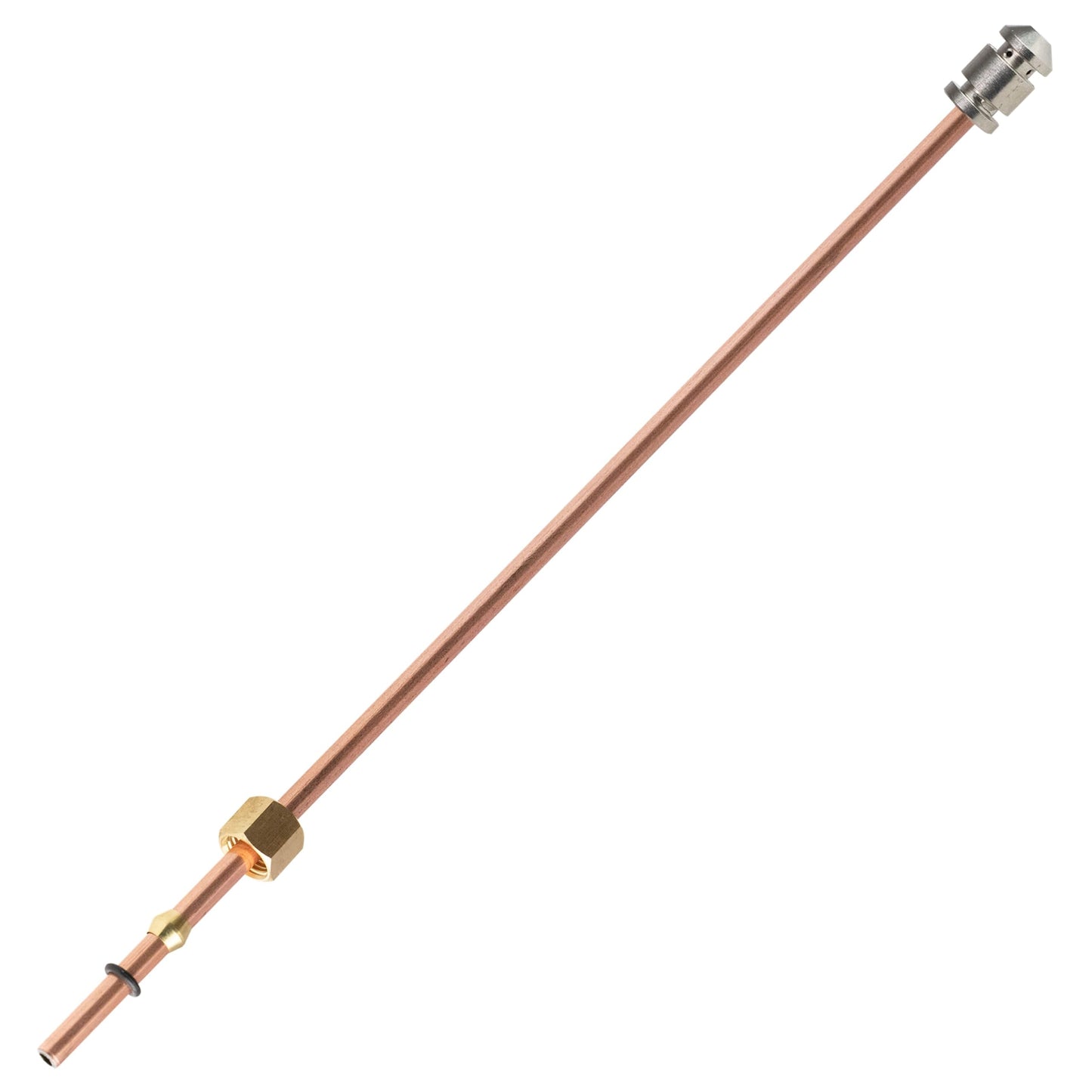 GSW WR-PTC27 3/16"OD x 27"L Bendable Pilot Tubing with Pilot Tip, Nut & Sleeve, Chinese Wok Range Accessory for Commercial Restaurant Kitchen Gas Equipment