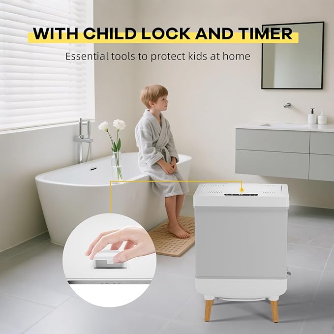 Senfot Towel Warmer Bucket, 35 L Towel Dryer Heater Blanket Warmer with Heating & Drying Modes, Led Display, Timer & Auto Shut Off, Compact for Bathrooms, Spas, Apartments