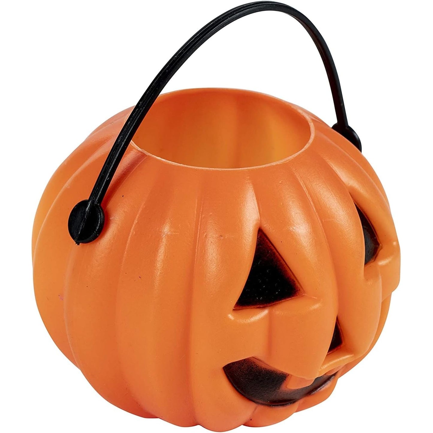 BLUE PANDA 24 Pack Mini Halloween Candy Buckets with Jack-O-Lantern, Skull & Frankenstein Designs for Kids' Trick-or-Treat Loot Bags, Goodies and Favors - Halloween Bucket