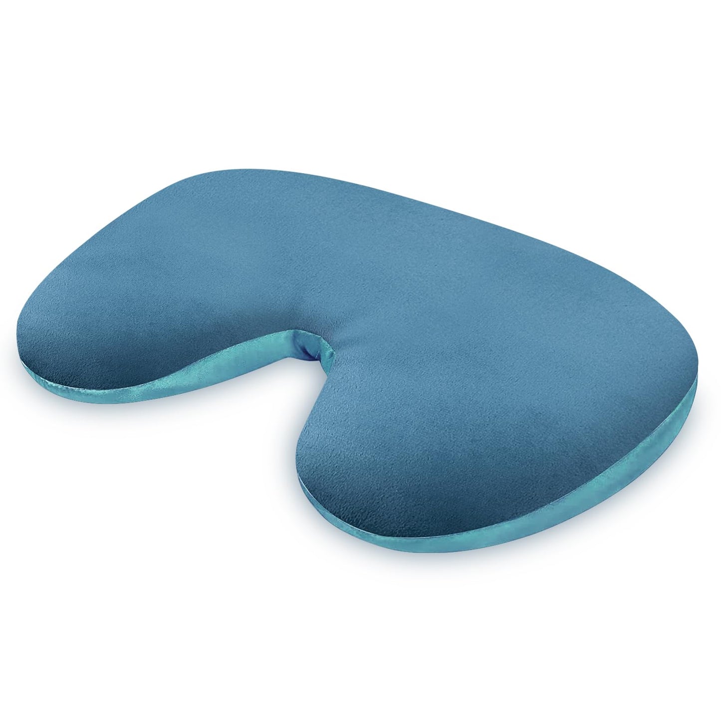 RelaxCoo Microwave Heating Pad, Face Eye Mask Microwavable for Dry Eyes, Migraines, Headache, Sinus Pressure Relief and Relaxation, Warm Compress Eye Pillow Heat Pad, Blue