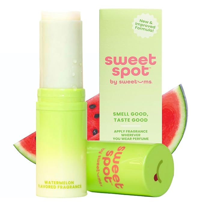 SweetSpot Flavored Solid Perfume Stick, Portable Travel Perfumes for Women, Long Lasting Fragrances, Non Sticky Formula, N...