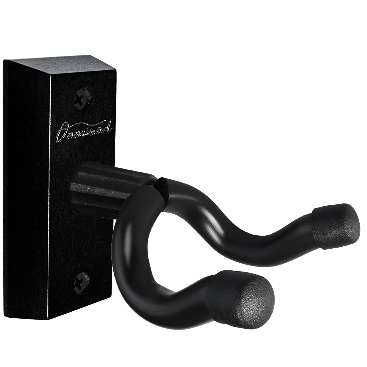 Onmiwod Guitar Wall Mount, Real Hardwood Guitar Hanger, U-Shaped Guitar Wall Hanger Mount, Guitar Holder Hook Stand Wall for Aco