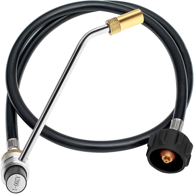 BMMXBI 5430 Grill Stove Regulator with 5 FT Propane Adapter Hose Replacement for Coleman Propane Stove, Compatible with Co...