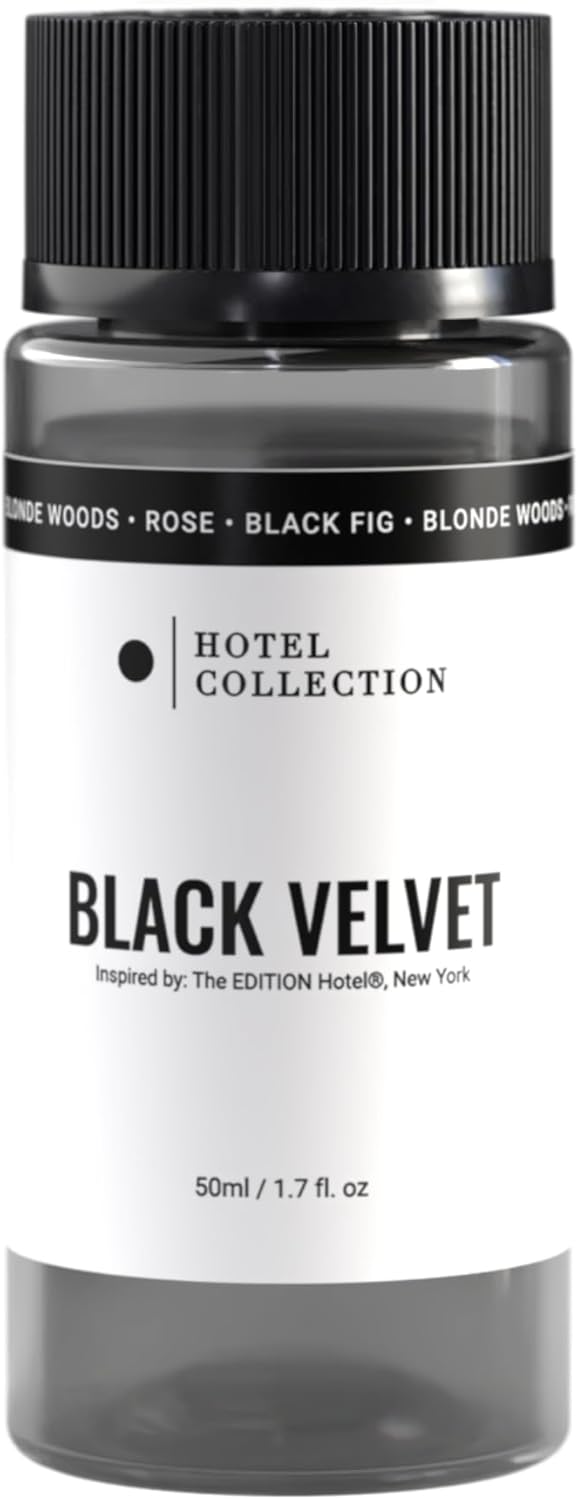 Hotel Collection Diffuser Oil - Black Velvet - Aromatherapy Essential Fragrance Oil - Blonde Woods, Rose, and Black Fig - 50ML 1.7 Fl oz