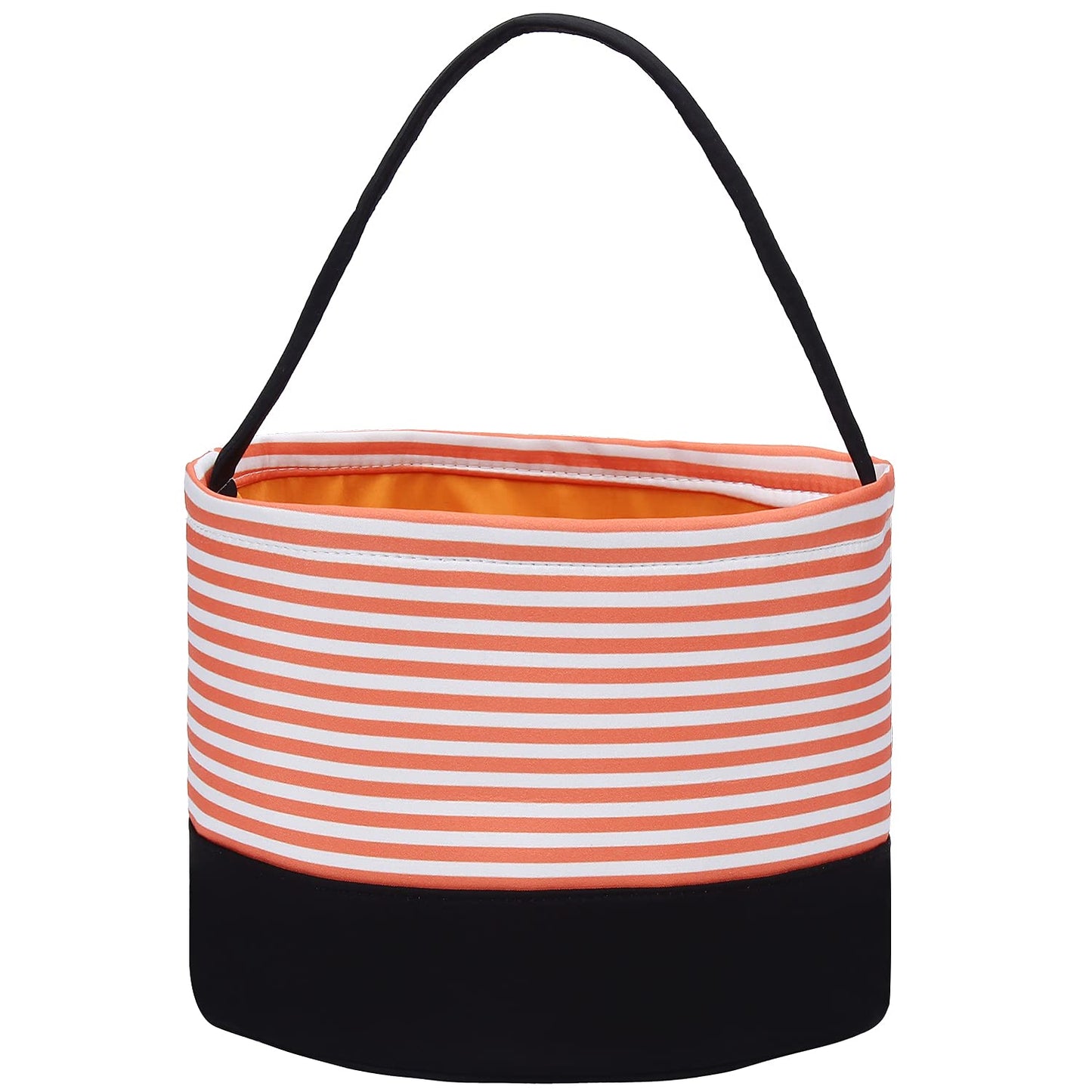 Halloween Candy Buckets Candy Baskets Halloween Trick or Treat Bags Polka Dot Halloween Party Favor Bags