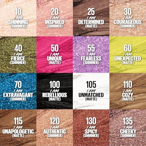 MAYBELLINE Color Tattoo Longwear Multi-Use Eye Shadow Stix, Eye Makeup, I am Fearless (Purple Shimmer)