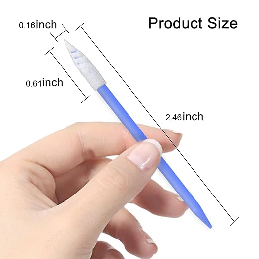 Wellgler's 200pcs Foam Cleaning Swabs，for Electronic, Gun Cleaning or Clean Solenoid Valves（Ideal for Cleaning Narrow Gaps or Tracks）