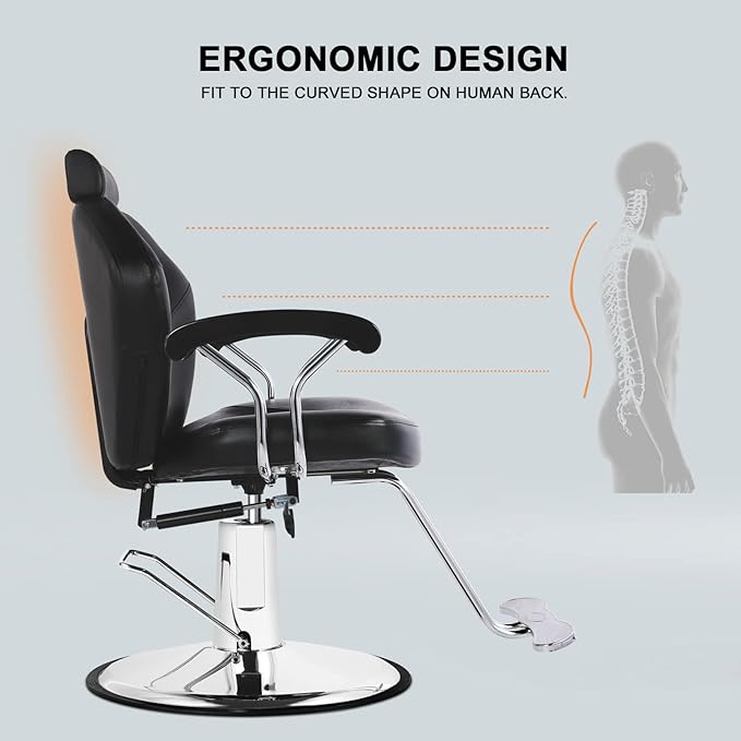Artist hand Hair Stylist All Purpose Barber Chair for Barbershop Salon Chair