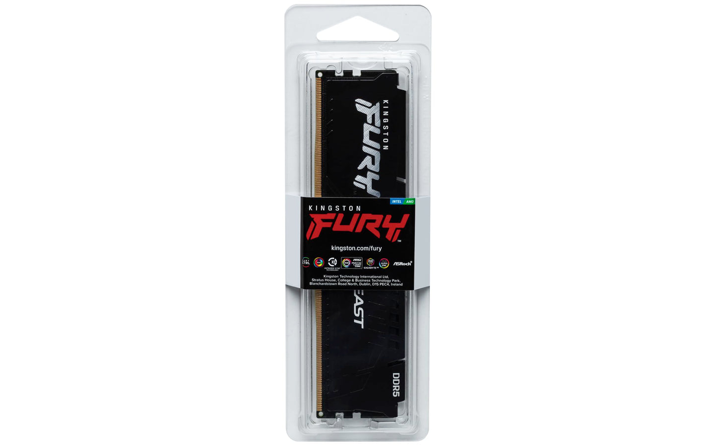 Kingston Fury Beast 32Gb 6000Mt/S Ddr5 Cl36 Desktop Memory Single Module | Amd Expo | Plug N Play | Kf560C36Bbe-32