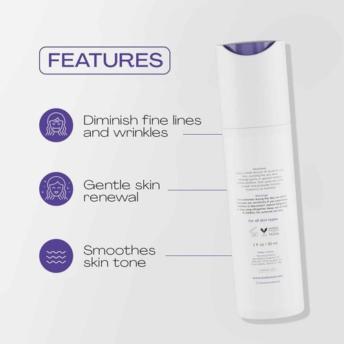JESS BEAUTY | Skin Care Retinol Cream Centella Asiatica & Hyaluronic Acid | Retinol Night Face Cream Moisturizer 1 fl. oz (Age Rewind)