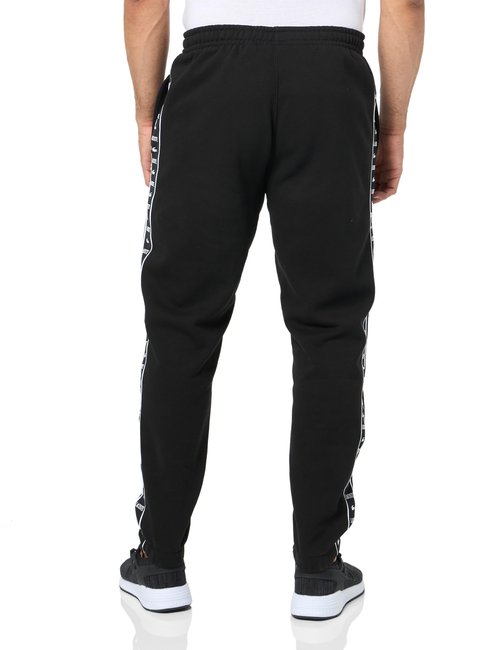 Lacoste Men's Tapered Fit Sweatpants W/Taping On Sidess, Black, S